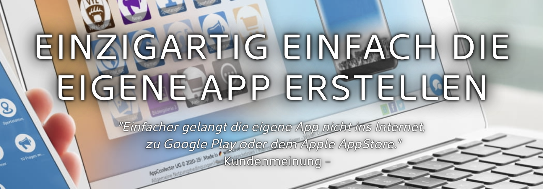 Eigene App für die Musikschule - AppConfector
